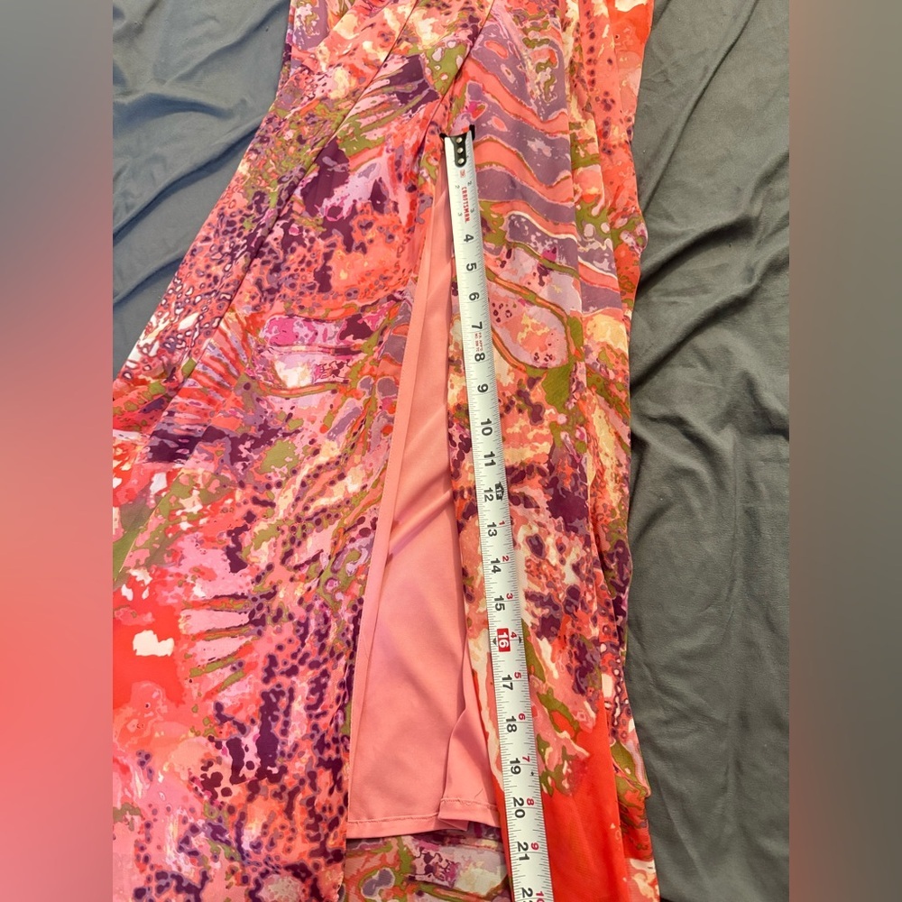ADRIANNA PAPELL Multicolor Maxi Dress - Picture 9 of 12